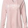 Ocean Beach California Women's Soft Hooded Pullover