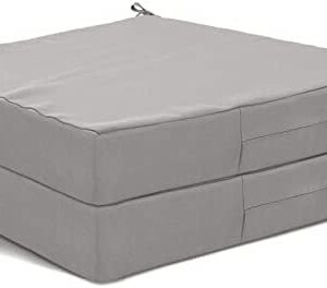 Patio Chair Cushion for Outdoor Furniture, Outdoor Seat Cushion Replacement Paito Seat Cushions Chair Pad with Ties, Outdoor Chair Cushion Set of 2 Waterproof Indoor Swing Loveseat Deep Seat Cushion