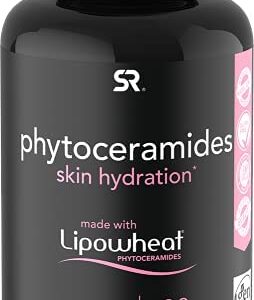 Phytoceramides 350mg Made with Clinically Proven Lipowheat® | Plant Derived and GMO Free with No Fillers or Synthetic Vitamins - 30 Liquid softgels