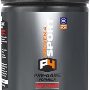 Proven4 Sport Pre Workout Drink Powder for Men and Women, Energy from Creatine Beta Alanine, NSF Certified Supplements for a Clean Preworkout, Cherry Limeade, 30 Servings