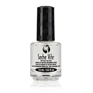 Seche Vite Dry Fast Top Coat, 0.5 oz (Pack of 5)