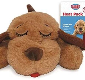 SmartPetLove Snuggle Puppy Heartbeat Stuffed Toy - Pet Anxiety Relief and Calming Aid