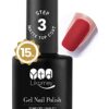 YTD Likomey Gel Nail Polish Matte Top Coat,15ML Soak Off UV No Wipe Velvet Top Coat,Long Lasting Clear Gel For Salon Home DIY Manicure Use