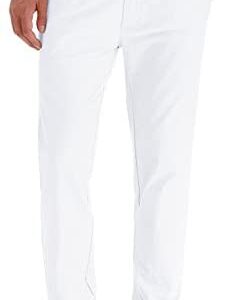 BINGHUODAO Men's Casual Drawstring Beach Loose Trousers Linen Pants with Elastic Waistband