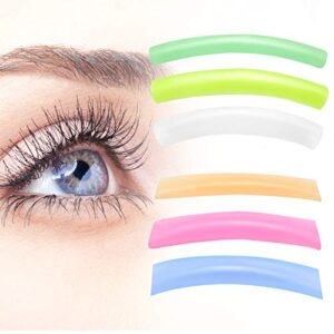 24 Pieces Eyelash Perming Pads Silicone Eyelash Perm Lift Pads Eyelash Curler Refills Pads for Eyelash Lifting, S, M, L