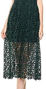 ASTR the label Women's Sleeveless Lace Fit & Flare Midi Dress