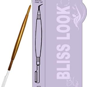 Bliss Look Eye lash Separator Tool Pro Lash Lift Tools and Tint Kit Professional Lifting - Lashes Separater Perm Extension Separating Comb Tinting Lifter Eyelashes Separator Supplies, Golden