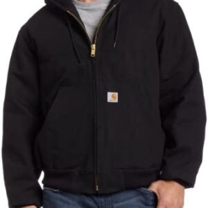 Carhartt Men's Loose Fit Firm Duck Insulated Flannel-Lined Active Jacket