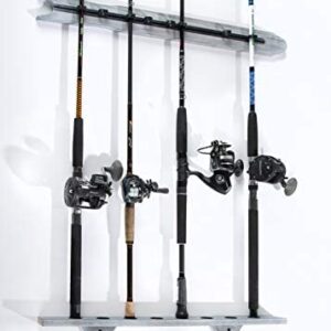 Old Cedar Outfitters Modular Wall Rack for Fishing Rod Storage, Holds up to 8 Fishing Rods