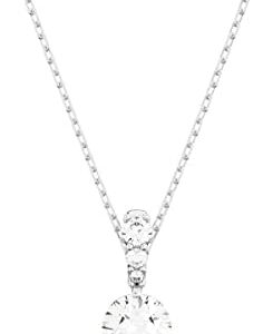 SWAROVSKI Women's Solitaire Crystal Necklace and Earrings Jewelry Collection