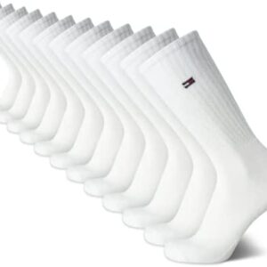 Tommy Hilfiger Men's Athletic Socks - Cushioned Crew Socks (12 Pack)