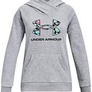 Under Armour Girls' Rival Fleece Core Logo Hoodie