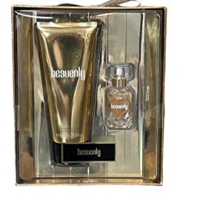 Victoria's Secret Heavenly Eau de Parfum .25 oz. & Fragrance Lotion 3.4 oz Mini Perfume Gift Set (Heavenly)